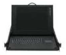 KVD081 15" LCD Rackmount Keyboard Console with 8-Port KVM Switch-746